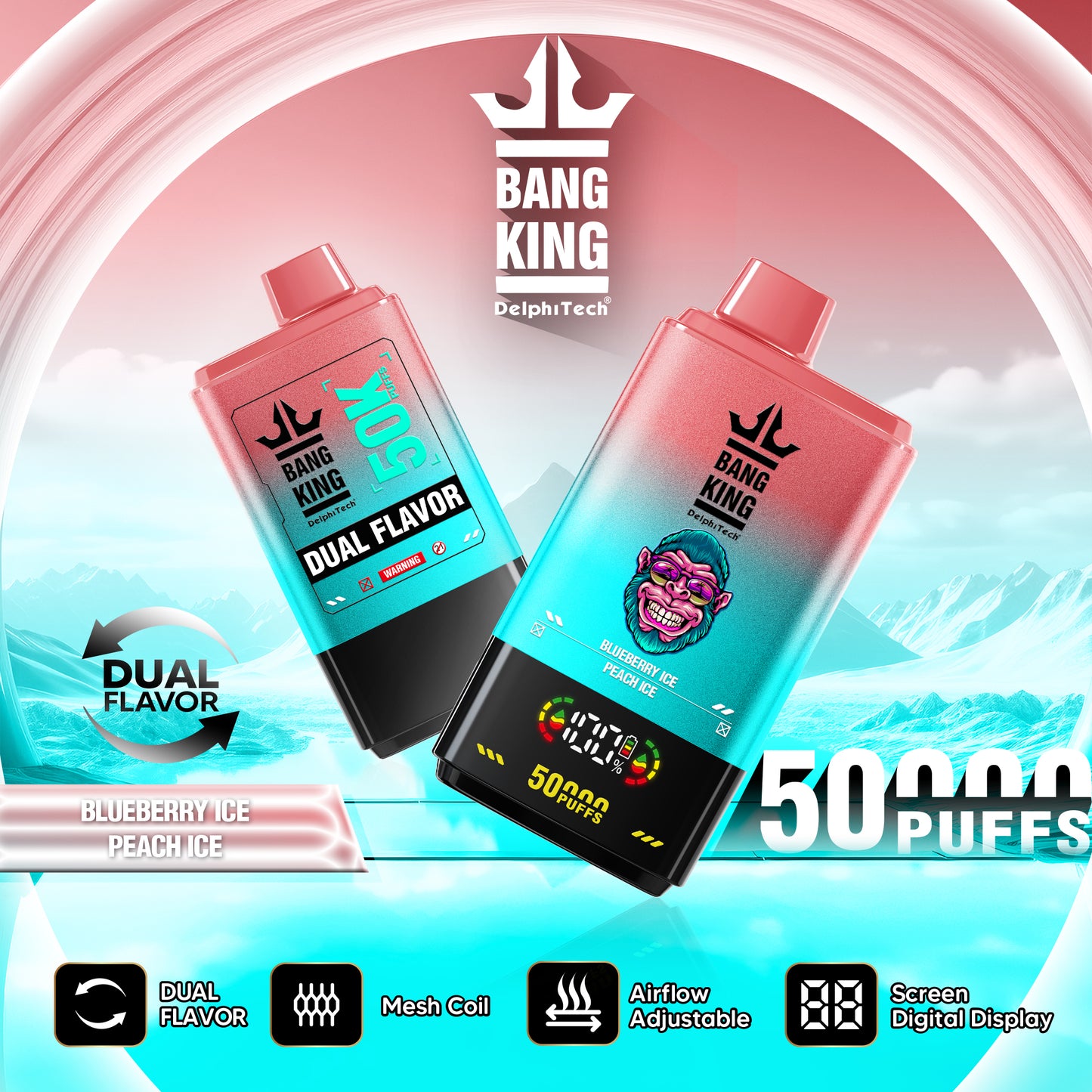 Vaper Blurberry Ice / Peach Ice
